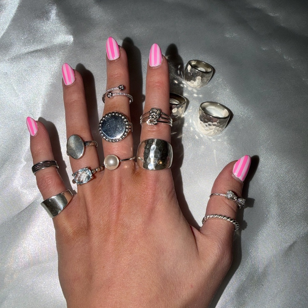 Sterling silver rings